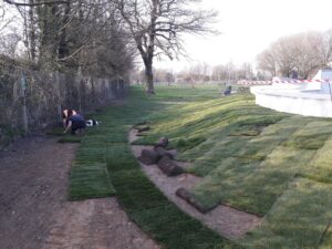 Landscaping at North Walsham Skate Park