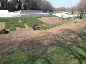 Landscaping at North Walsham Skate Park