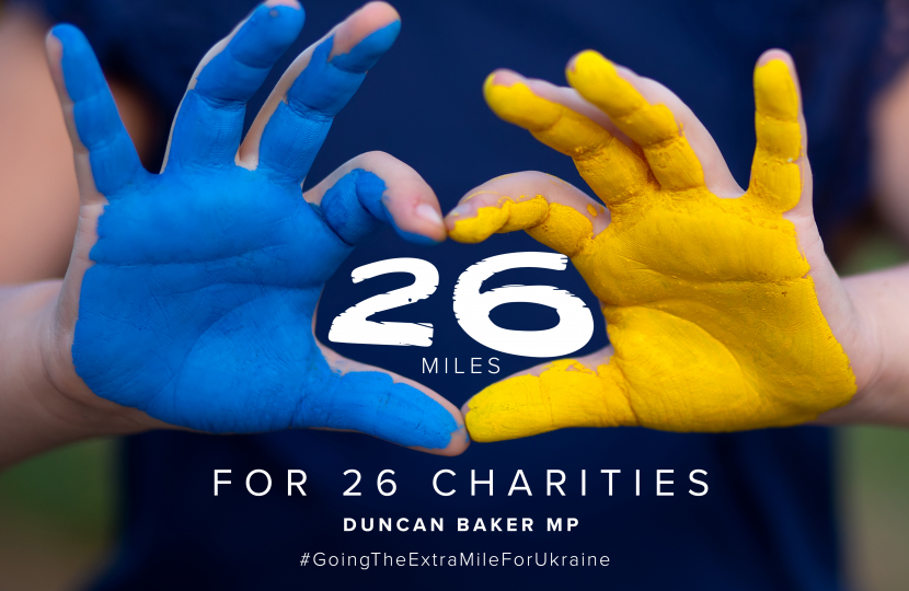 Duncan Baker MP – London Marathon 2022