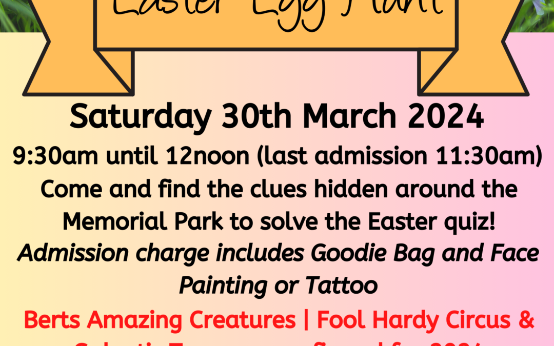 Easter Egg Hunt 2024 – Tickets on sale now!