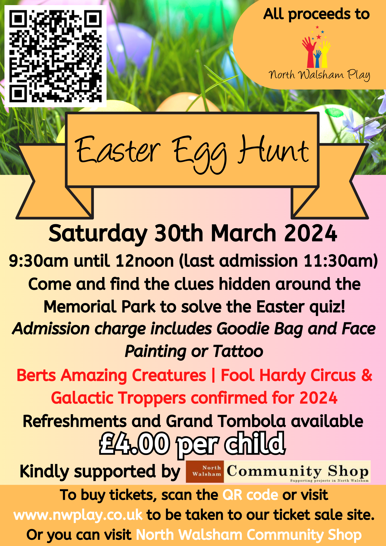 Easter Egg Hunt 2024 – Tickets on sale now!